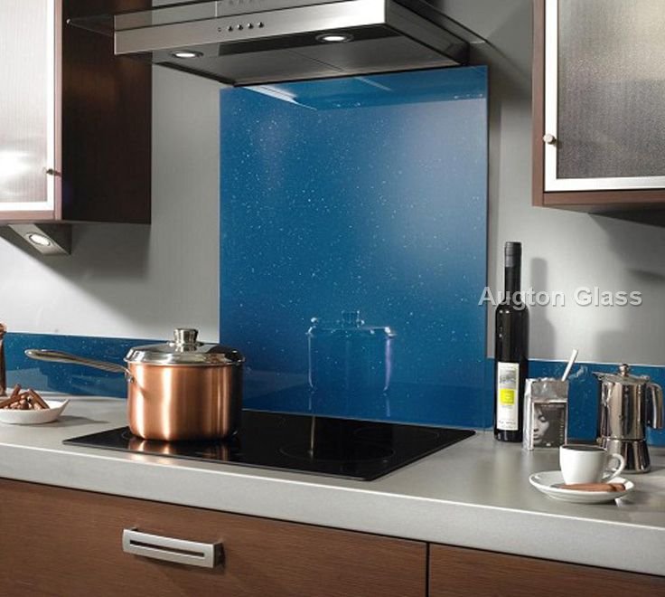 Fluted glass fronts: texture that hides fingerprints as well as contents.