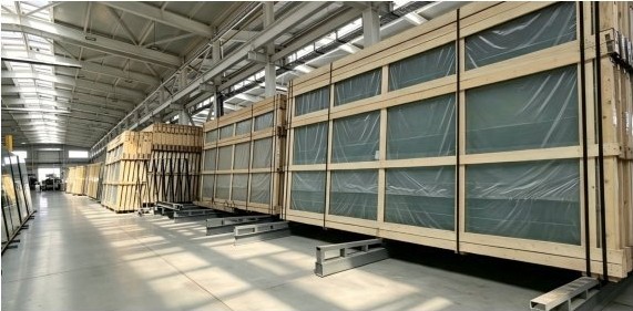 Clear Float Glass - production and packaging detail 8