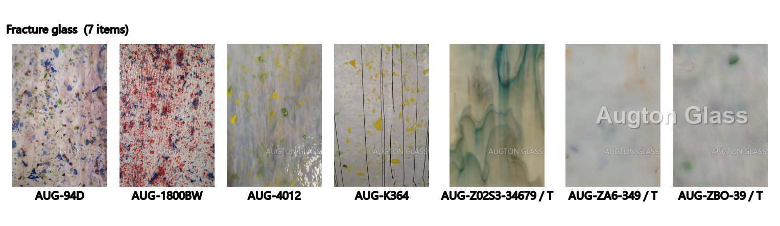 Stained Fracture Glass - production and packaging detail 1