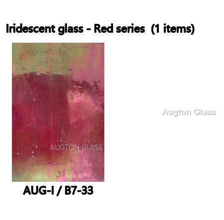 Stained Iridescent Glass - production and packaging detail 8