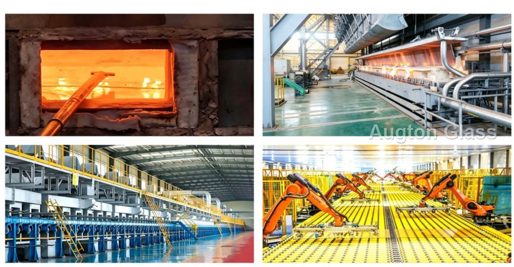 Low Iron Glass - production and packaging detail 1