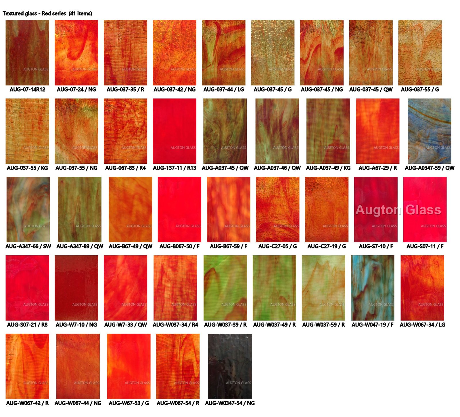 Stained Textured Glass - production and packaging detail 9