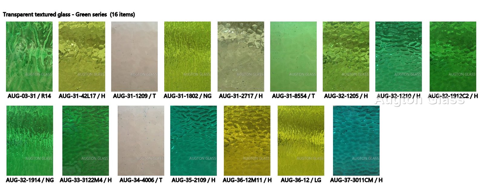 Stained Transparent Textured Glass - production and packaging detail 4