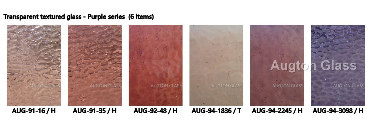 Stained Transparent Textured Glass - production and packaging detail 6